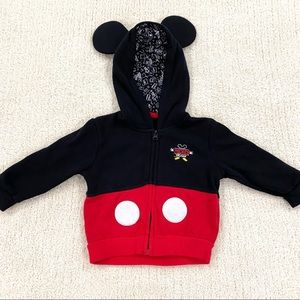 Disneyland Mickey Mouse Hoodie size 18 months